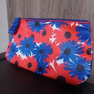 Estee Lauder Mulitcolor Floral Print Cosmetic Bag